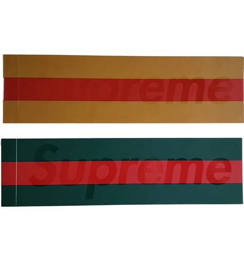 gucci supreme box logo sticker